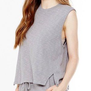 Knit Crew Crop Tank 100% Cotton